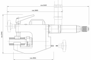 DWT MF3-25 Dıştan Kavramalı Boru Kaynak Ağzı Açma Makinesi