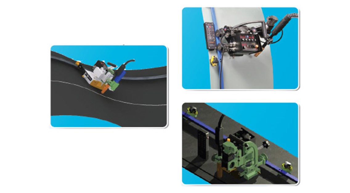Koweld CS-7WC Dairesel ve Dalgalı Yüzeyler için Kaynak Robotu