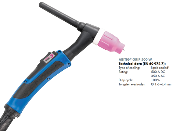 Binzel ABITIG® GRIP 150-500 TIG Kaynak Torçu (Su Soğutmalı)